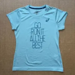 asics レディースＬ(身長162-168)ランニングTシャツ