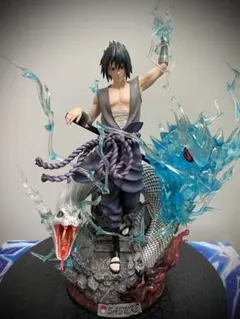 新品未開封『NARUTO』燃風＆流风うちはシスイ フィギュア ガレキ スタチュー NARUTO ナルト うちはシスイ ガレージキット スタチュー③塗装