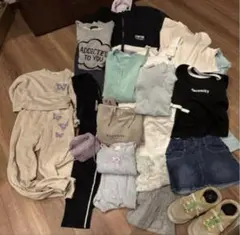 バッグ・ペンケース追加！【140〜150cm必見】靴・ポーチ付全身コーデ