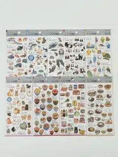 カミオジャパン　大人の図鑑シール　9種類　まとめ売り