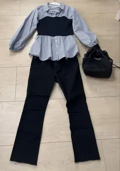 【美品】Mila Owen ブラックデニム