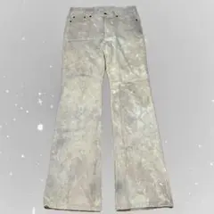 00s archive ウォッシュ ブーツカットデニム グランジ ダメージ
