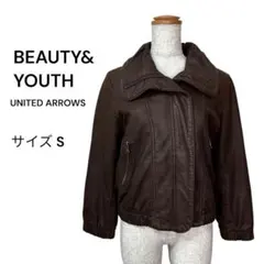 BEAUTY&YOUTH ユナイテッドアローズ 羊革 レザージャケット ブラウン