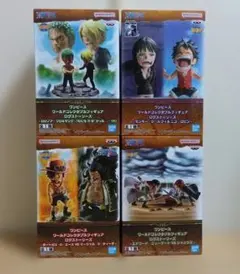 ワンピース　ワールドコレクタブルフィギュア　ログストーリーズ　4点セット
