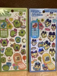 正規品　たまごっち　平成はっぴーフォン　まめっち　くちばっち　2枚セット