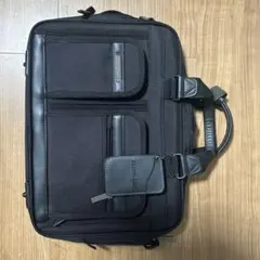 JAL×イオン ビジネスバッグ PC・タブレット収納対応 キャリーサポート付き