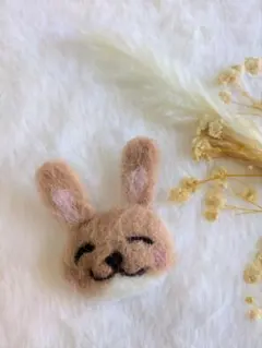 羊毛フェルト　うさぎ　マグネット　可愛い　ハンドメイド