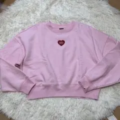 gapヴィンテージソフトオーバーサイズ ハート GAPロゴ ウェッジ スウェット
