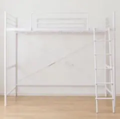 ラテさん専用【引き取り限定】ホワイト ロフトベッド ラテさん専用【引き取り限定】ホワイト ロフトベッド ロフト