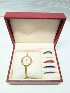 Papini QUARTZ 腕時計 ゴールド シンプル 箱付き レディース