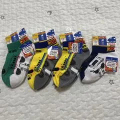プラレール キッズ靴下 4足セット 15-20cm はやぶさ　スカイライナー