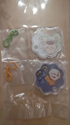 きゃらシャカチャームグミ　くりまんじゅう、シーサー2個セット