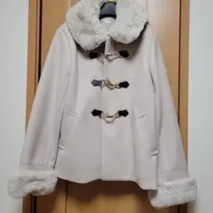 INGNI ファー付きダッフルコート ベージュ