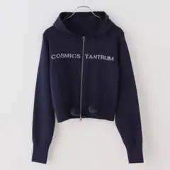 Oriens レタリングニットフーディー