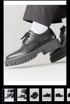 RAGEBLUE タンクソール/ボリュームプレーントゥシューズ　26