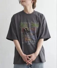 Mickey Mouse グレー Tシャツ Mサイズのサムネイル