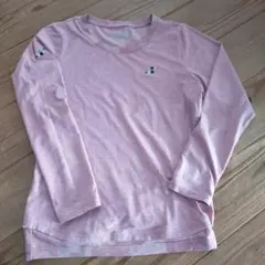 バボラ　テニス長袖 Tシャツ　ピンク