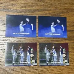 ビハインドフォトステッカー TOMORROW X TOGETHER 4枚セット