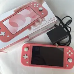 Nintendo Switch Lite ピンク 本体 充電器付き