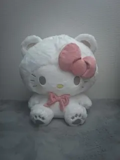 ハローキティ ホワイトベアドールGJ 大きめぬいぐるみ
