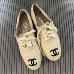 CHANEL スニーカー キャンバス ココマーク 22.5cmのサムネイル