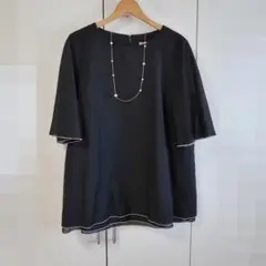 美品♡LEONARD♡大きいサイズチュニック スーパービューティー レリアン プルオーバーチュニック【プラス企画】 | Leilian plus house (Women