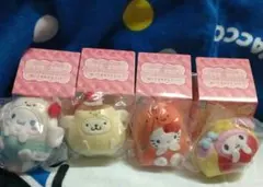 サンリオキャラクターズ ×にっこりーノ ぬいぐるみマスコット 4点セット