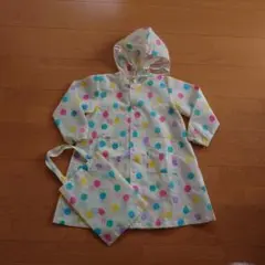 Kids Forest レインコート M 水玉模様