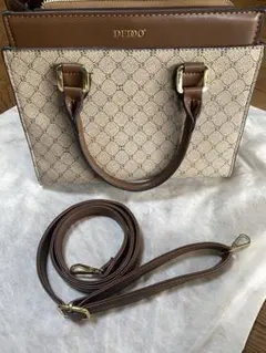 DEDOO ショルダーバッグ ベージュ/ブラウン