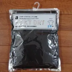 UNIQLO シルキードライ VネックT 半袖 L 吸汗早乾 黒 未開封未使用品のサムネイル