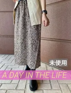 ＜A DAY IN THE LIFE＞ペイズリー柄スカート