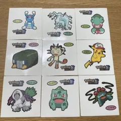 【まとめ売り】ポケモンパン シール 9枚セット（被りなし）12
