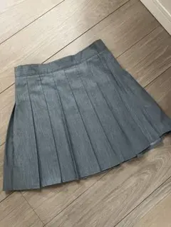 SHEIN グレー プリーツスカート グレー　M