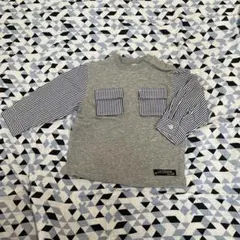 ストライプ長袖Tシャツ グ　95センチ