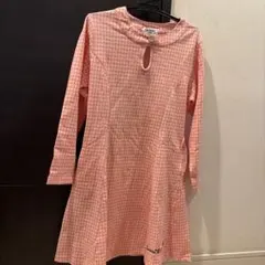 【子供服】ギンガムチェック ワンピース 130