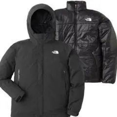 ノースフェイス　マウンテンパーカー【black×White】3wayジャケット