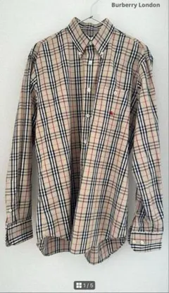 ［used］Burberry London シャツ L ［メンズ］チェック