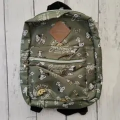 SNOOPY キッズ リュック サック グリーン