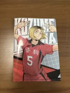 ハイキュー‼︎ 音駒　孤爪研磨　イラストクリアファイル