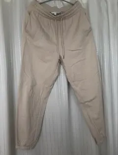 ウエストゴム ジョガーパンツ ベージュ　スウェットパンツ