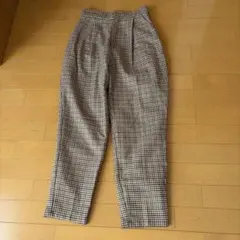 千鳥柄ブラウンパンツ ズボンのサムネイル