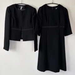 【美品】東京ソワールSocial time ブラックフォーマル5号