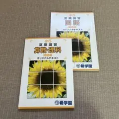 希学園　小5 夏期講習 2026年最新】希学園 夏期講習 小5の人気アイテム - メルカリ