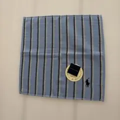 RALPH LAUREN オーガニックコットン ハンカチ ストライプのサムネイル