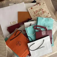 ショッパー 紙袋 ハイブランド 詰合せ