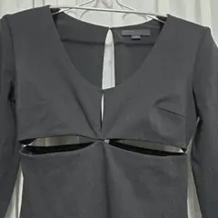 ALEXANDER WANG 黒　ワンピース サイズ6　スリットのサムネイル