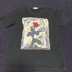 モンクレール グラフィックプリント Tシャツ Mサイズ ブラック イタリア製