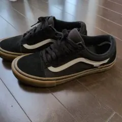 VANSスニーカー バンズ ガムソール オールドスクールプロ