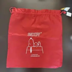 SNOOPY 赤い巾着　大　2025年製