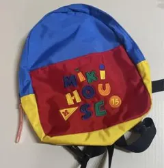 未使用　ミキハウス　リュック　レトロ　ロゴ